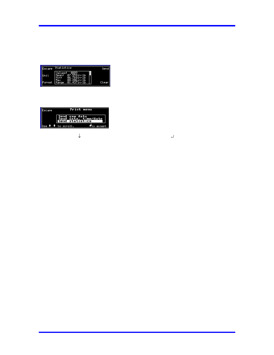 Printing statistical analysis, Spc print-out | CDI Torque SURETEST AND 600TL Torque Calibration System User Manual | Page 40 / 68