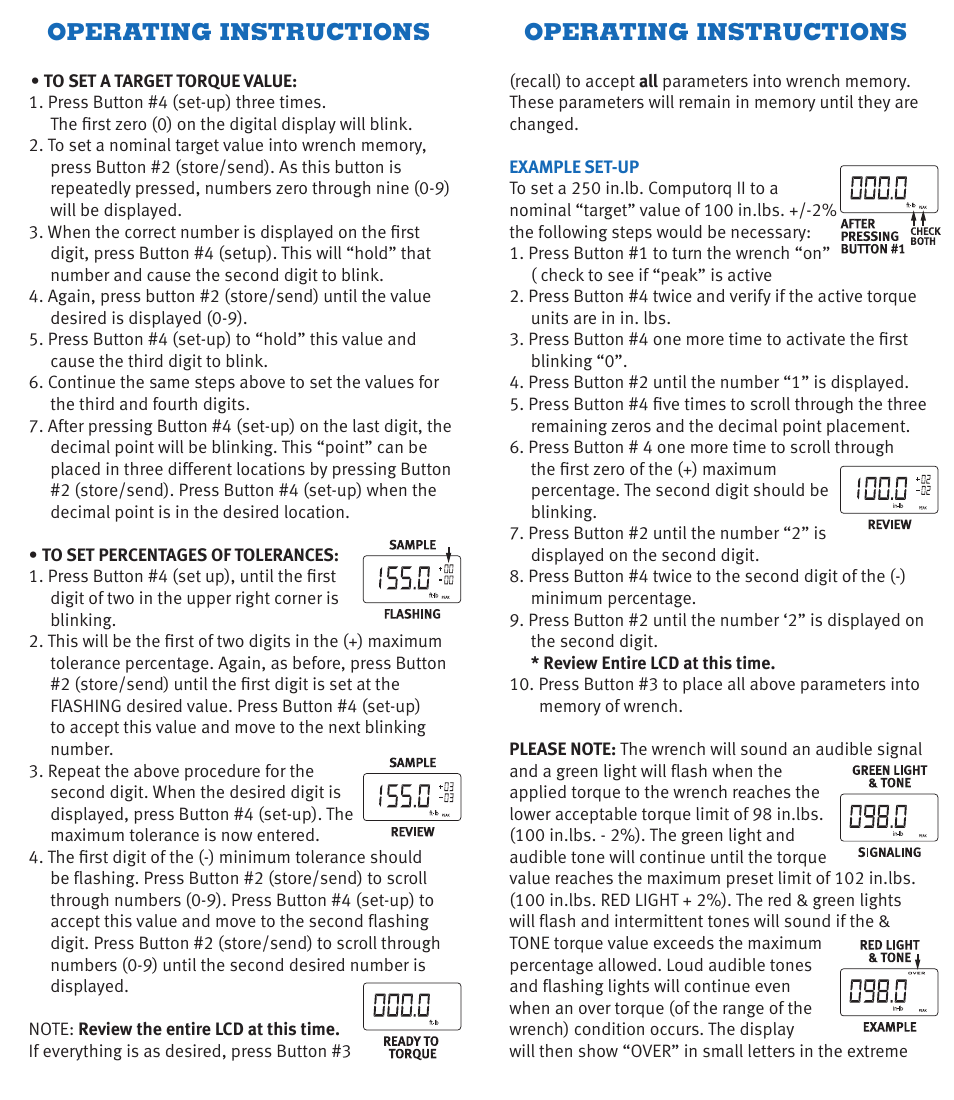 CDI Torque COMPUTORQ II Electronic Torque Wrench User Manual | Page 4 / 12