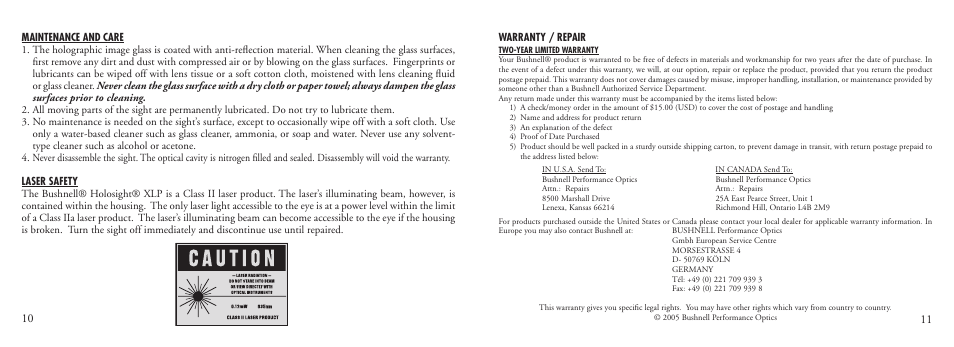 Bushnell 53-0021 User Manual | Page 7 / 9