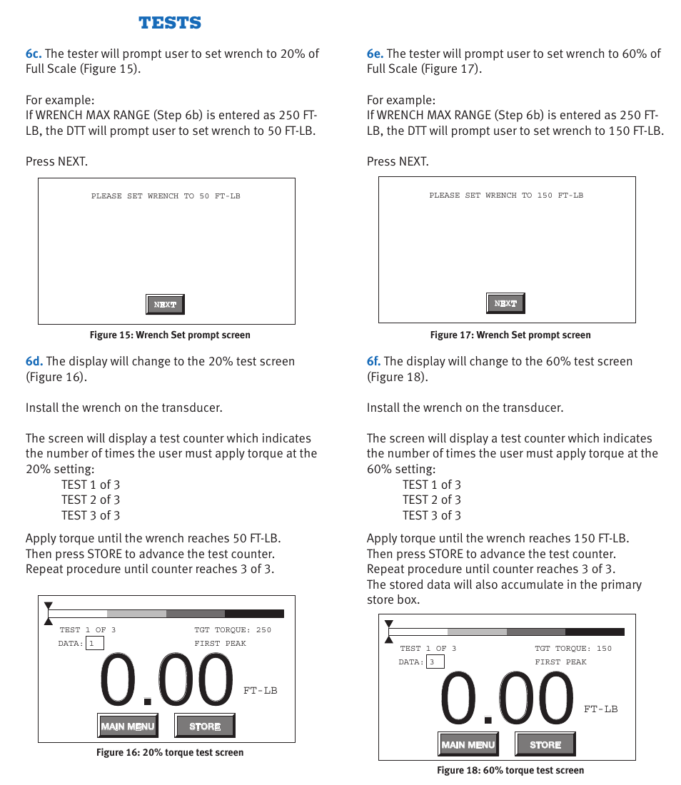 Tests | CDI Torque TORQUE AND ANGLE Electronic Torque Wrench User Manual | Page 11 / 12