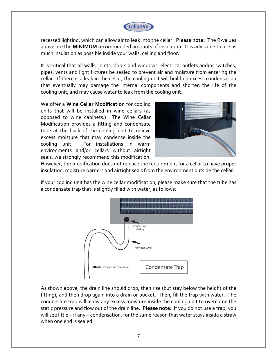 CellarPro 1800XTS-B BEER COOLING UNIT, 2176 User Manual | Page 8 / 30