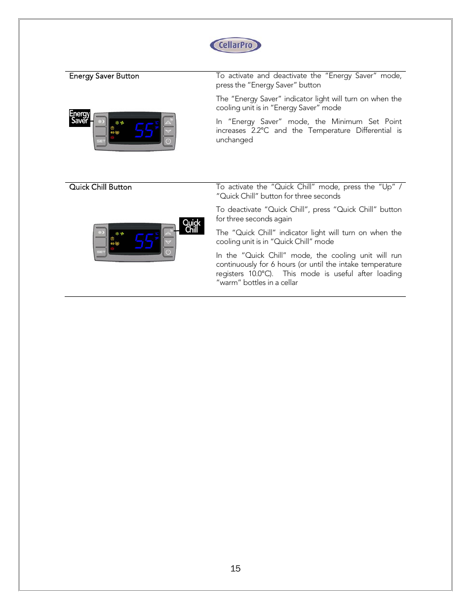 CellarPro 1800XT-220V WARRANTY SERVICE, 11402 User Manual | Page 16 / 23