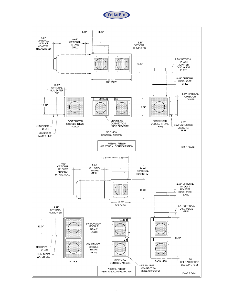 CellarPro AH6500 User Manual | Page 5 / 16