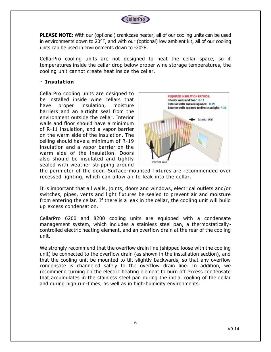 CellarPro 6200VSi User Manual | Page 6 / 27