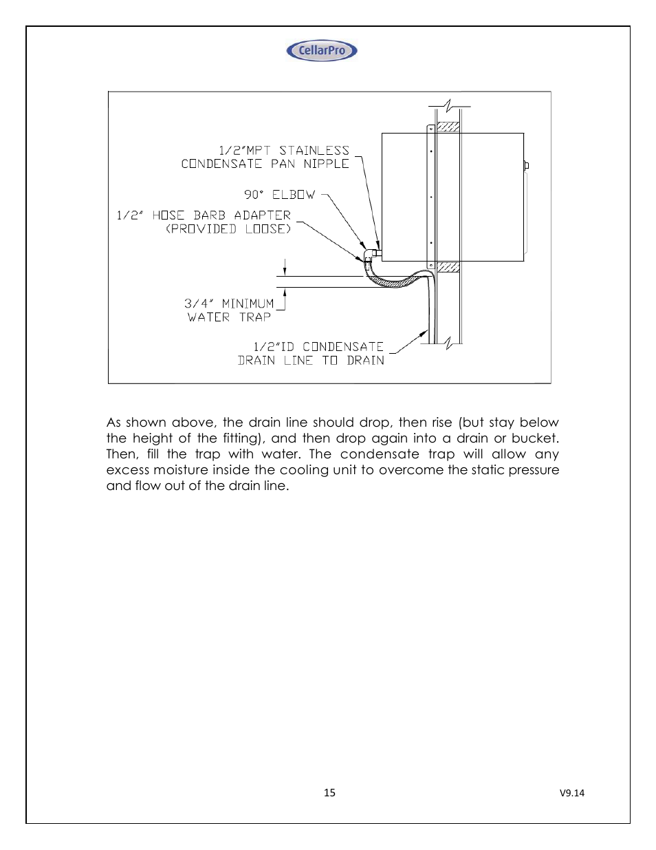 CellarPro 4200VSI-B BEER REFRIGERATION SYSTEM, 2177 User Manual | Page 15 / 32