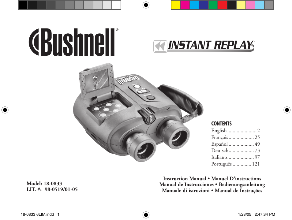 Bushnell 18-0833 User Manual | 73 pages