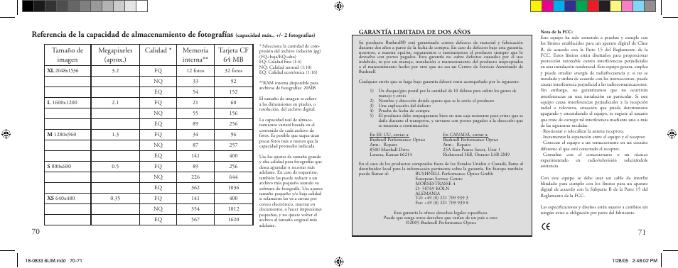 Bushnell 18-0833 User Manual | Page 36 / 73