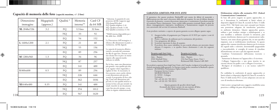 Bushnell 18-0833 User Manual | Page 60 / 73