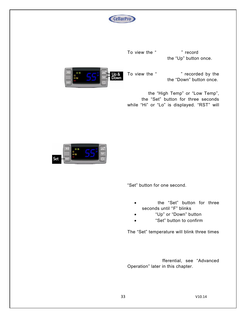 CellarPro 4000SWC SPLIT SYSTEM WATER COOLED, 7649 User Manual | Page 33 / 44