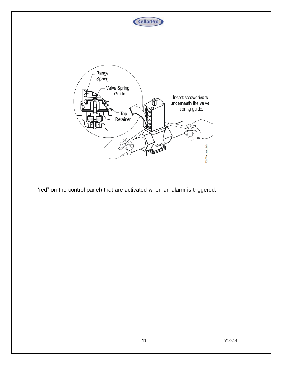 CellarPro 4000SWC SPLIT SYSTEM WATER COOLED, 7649 User Manual | Page 41 / 44