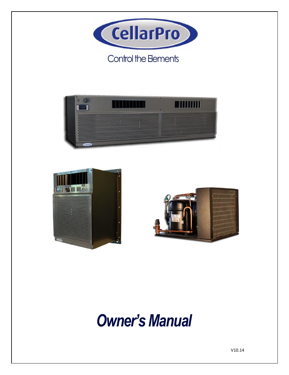 CellarPro MINI-SPLIT 3000S REFRIGERATION SYSTEM, 1713 User Manual | 45 pages