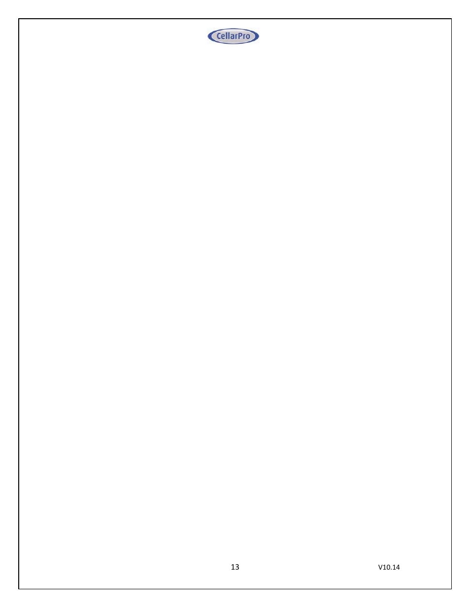 CellarPro MINI-SPLIT 3000S REFRIGERATION SYSTEM, 1713 User Manual | Page 13 / 45