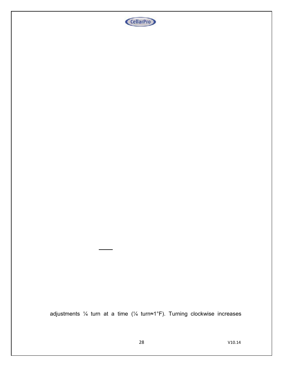 CellarPro MINI-SPLIT 3000S REFRIGERATION SYSTEM, 1713 User Manual | Page 28 / 45
