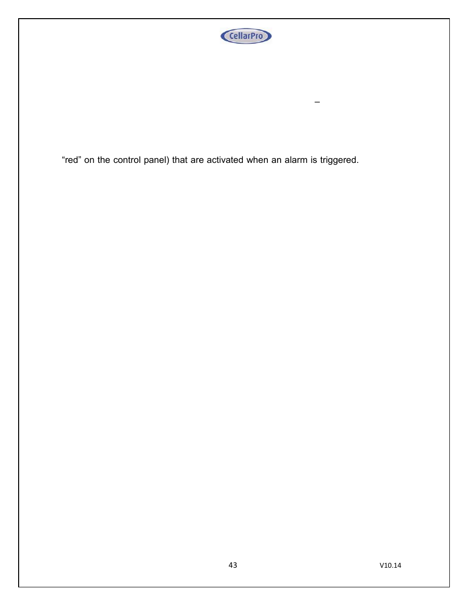 CellarPro MINI-SPLIT 3000S REFRIGERATION SYSTEM, 1713 User Manual | Page 43 / 45