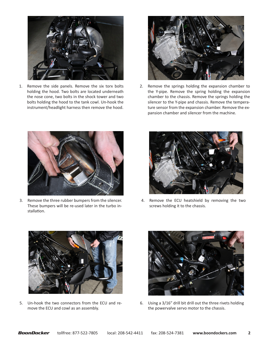BoonDocker ARCTIC CAT: 2012-14 ProClimb M8 Intercooled User Manual | Page 2 / 17