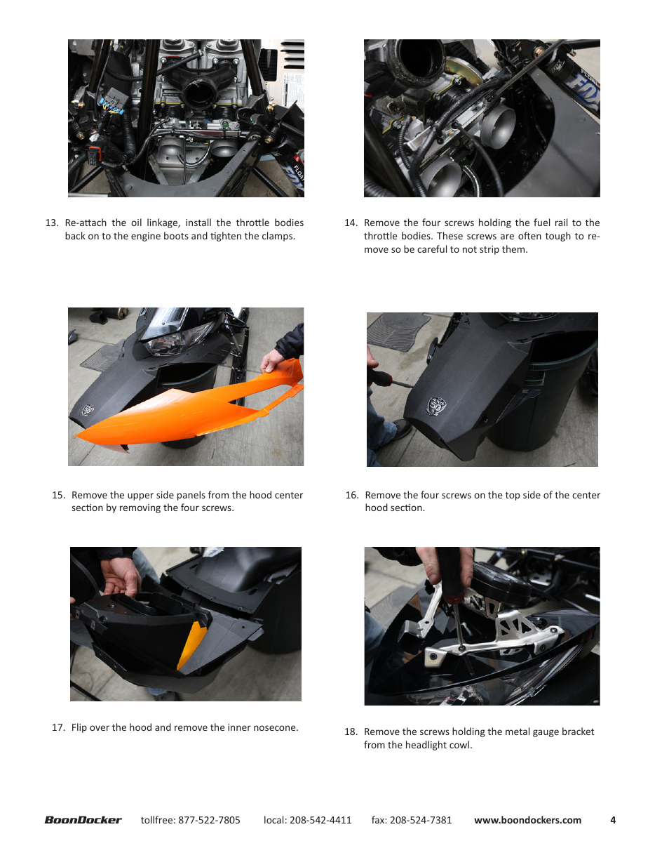 BoonDocker ARCTIC CAT: 2012-14 ProClimb M8 Intercooled User Manual | Page 4 / 17