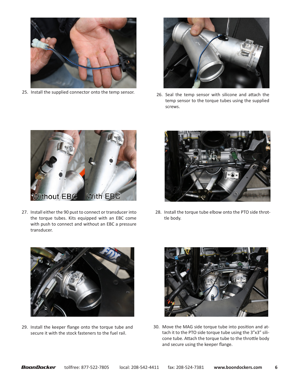 BoonDocker ARCTIC CAT: 2012-14 ProClimb M8 Intercooled User Manual | Page 6 / 17