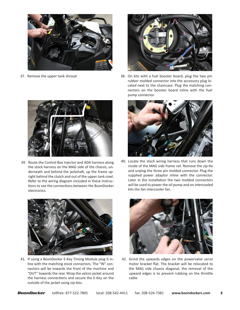 BoonDocker ARCTIC CAT: 2012-14 ProClimb M8 Intercooled User Manual | Page 8 / 17