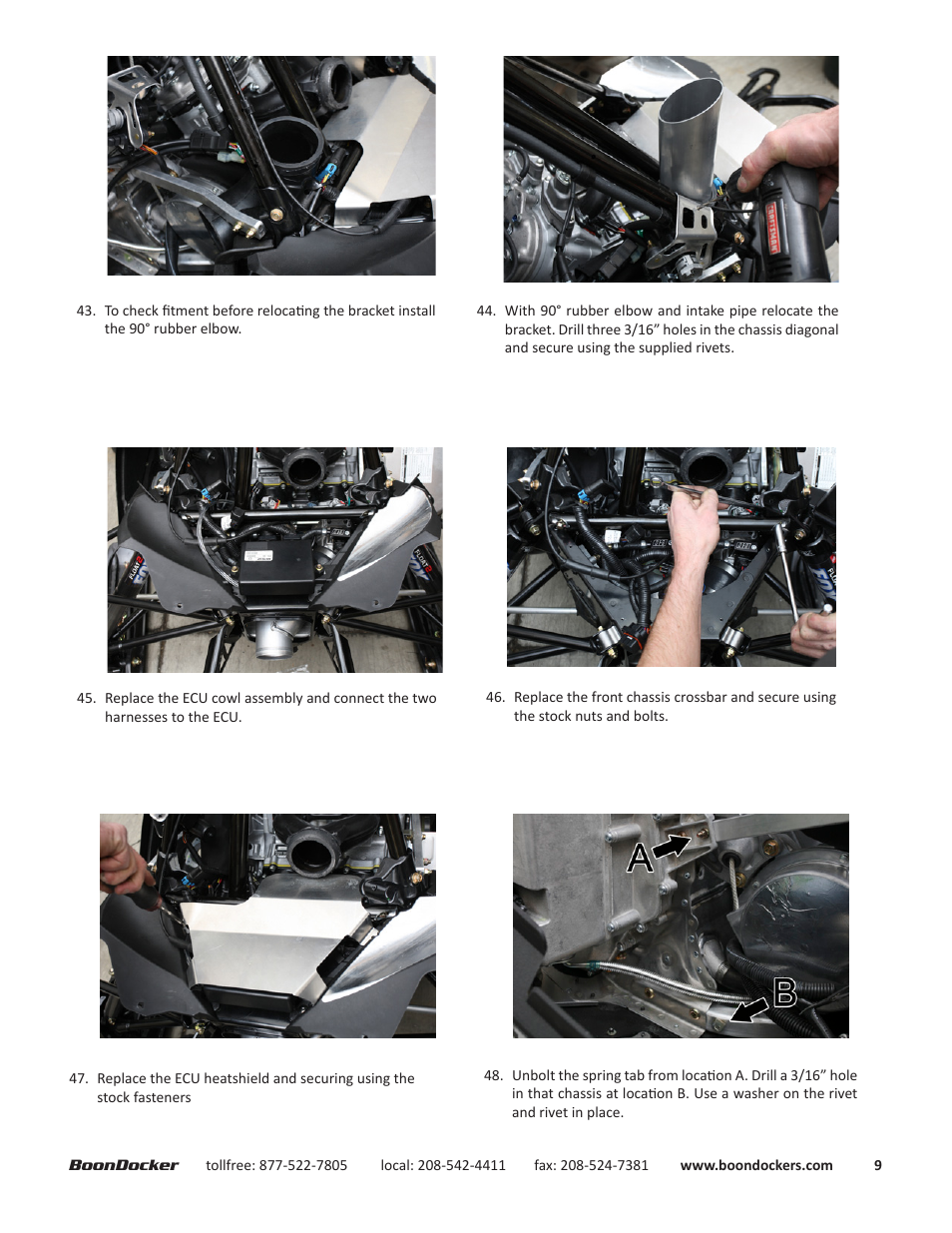 BoonDocker ARCTIC CAT: 2012-14 ProClimb M8 Intercooled User Manual | Page 9 / 17