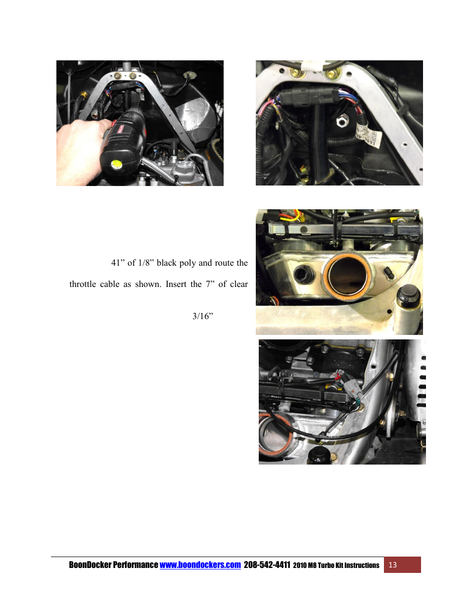 BoonDocker ARCTIC CAT: 2010-11 M8 Pump Gas User Manual | Page 13 / 18