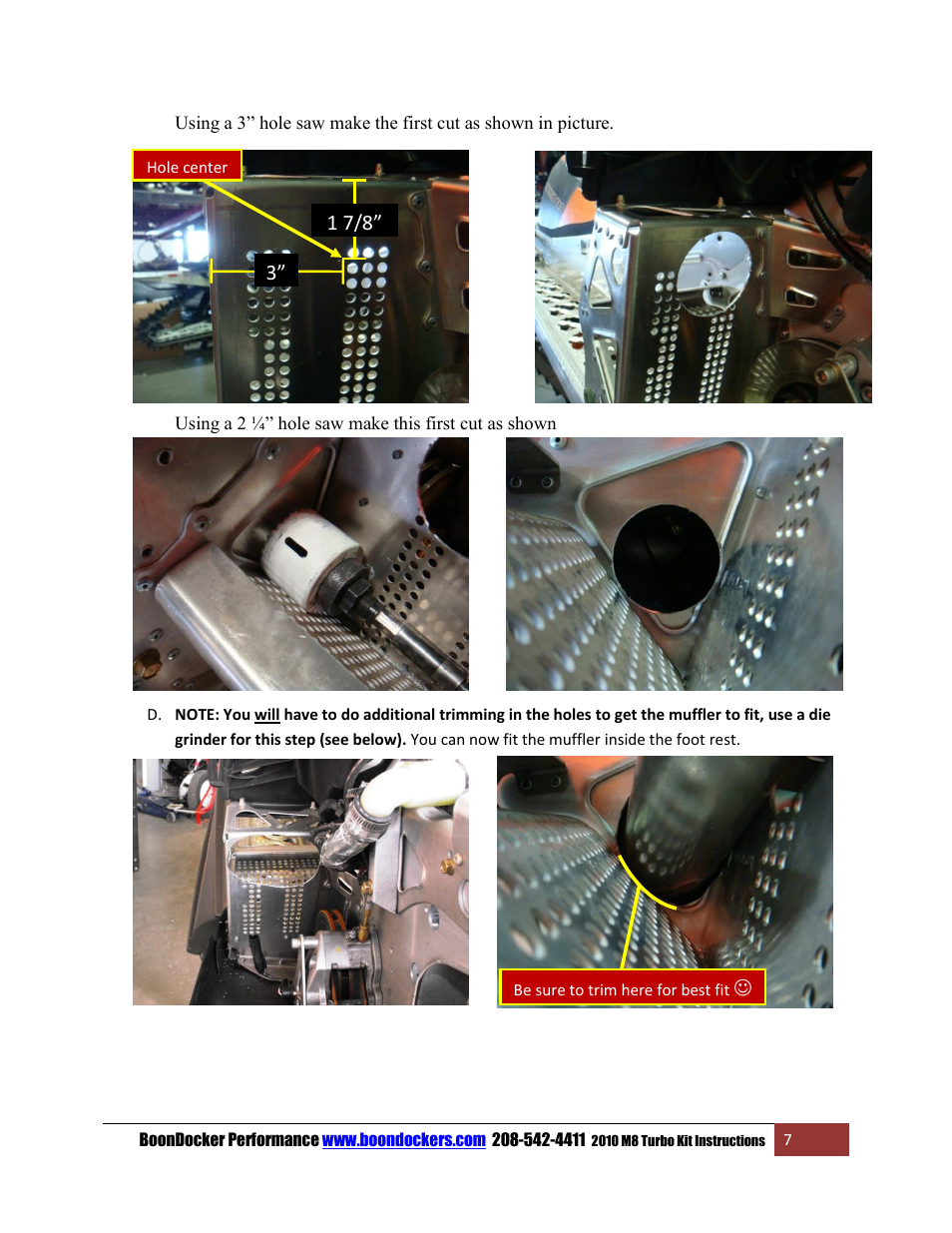 BoonDocker ARCTIC CAT: 2010-11 M8 Pump Gas User Manual | Page 7 / 18