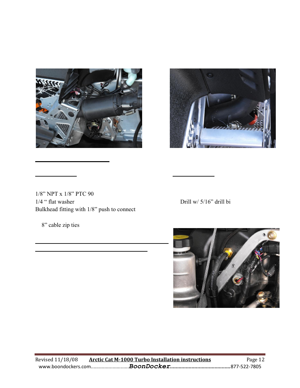 Step: 7 fuel system | BoonDocker ARCTIC CAT: M1000 Race Gas User Manual | Page 12 / 25