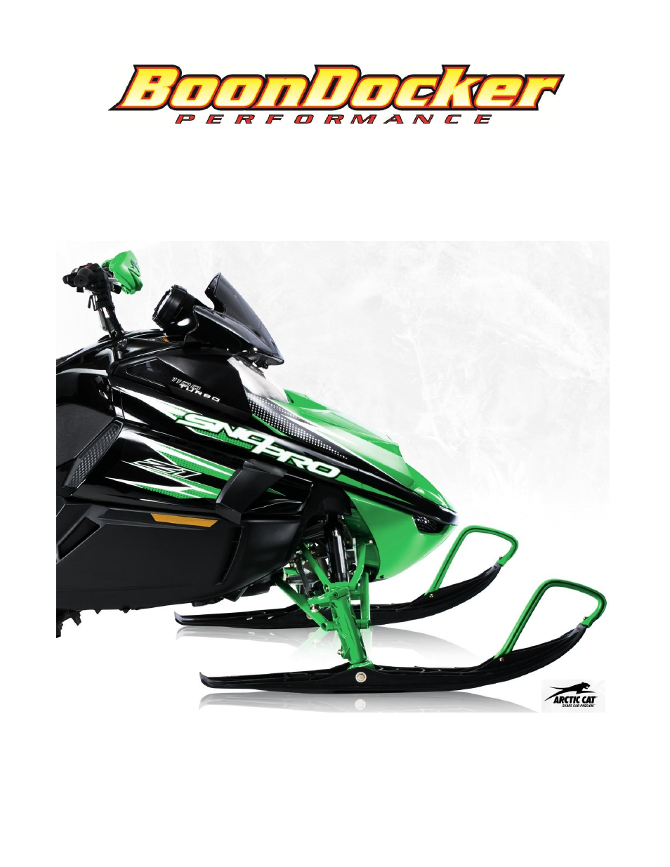 BoonDocker ARCTIC CAT: Z1 Turbo Upgrade User Manual | 8 pages