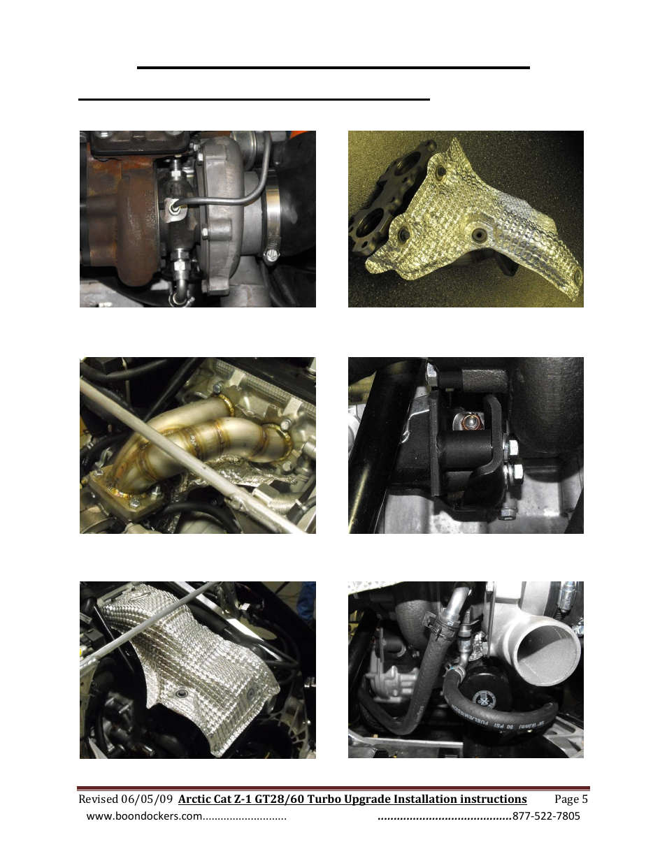 Step 3 (continued): install turbo charger | BoonDocker ARCTIC CAT: Z1 Turbo Upgrade User Manual | Page 5 / 8