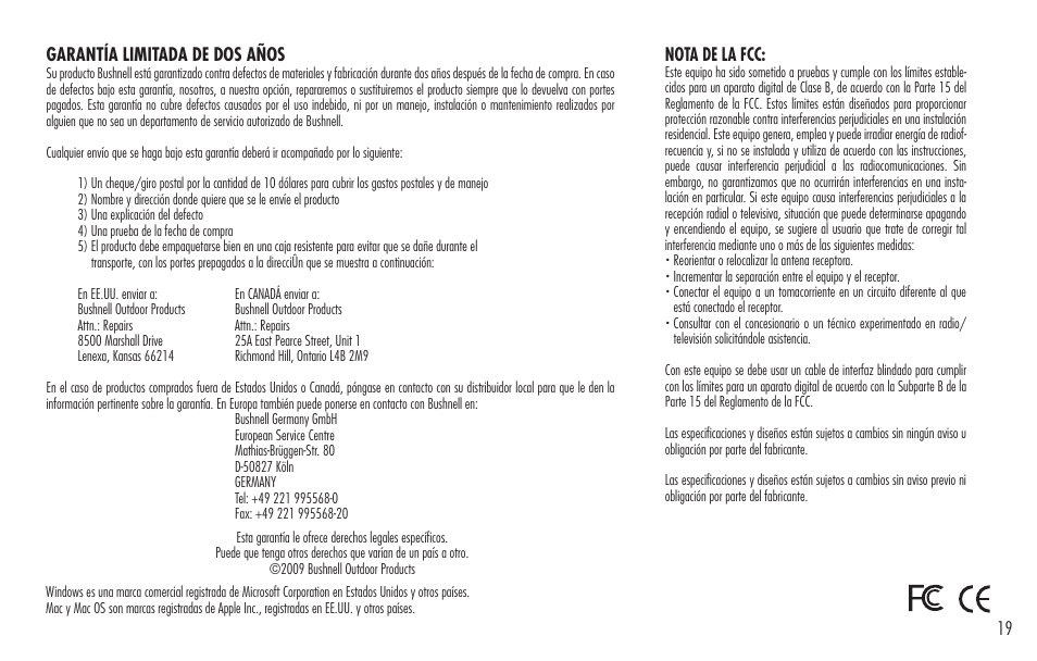 Bushnell ImageView 98-0917/04-09 User Manual | Page 19 / 38