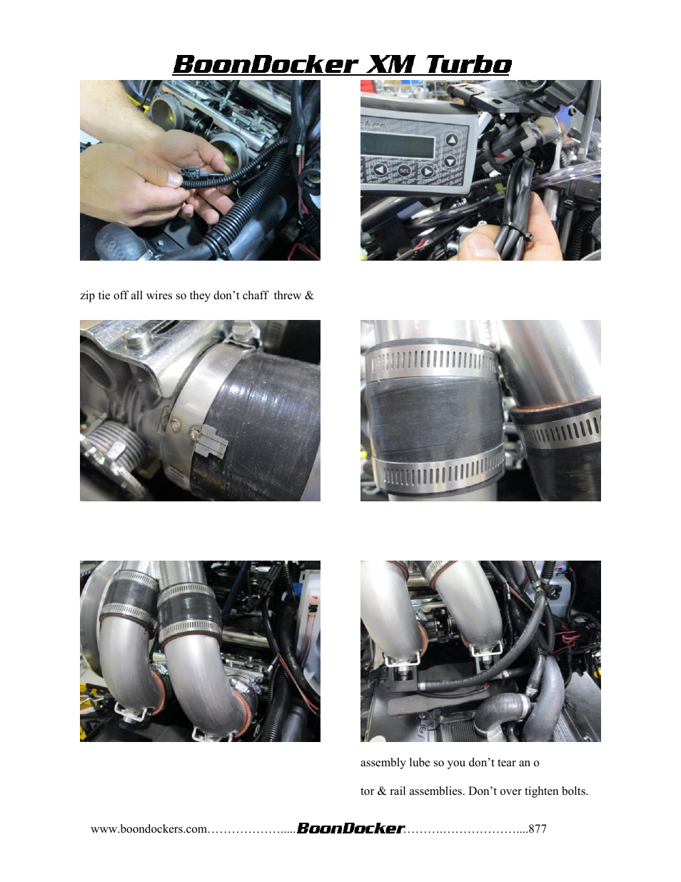 BoonDocker SKI-DOO: 2013-14 XM E-TEC 800 User Manual | Page 4 / 10