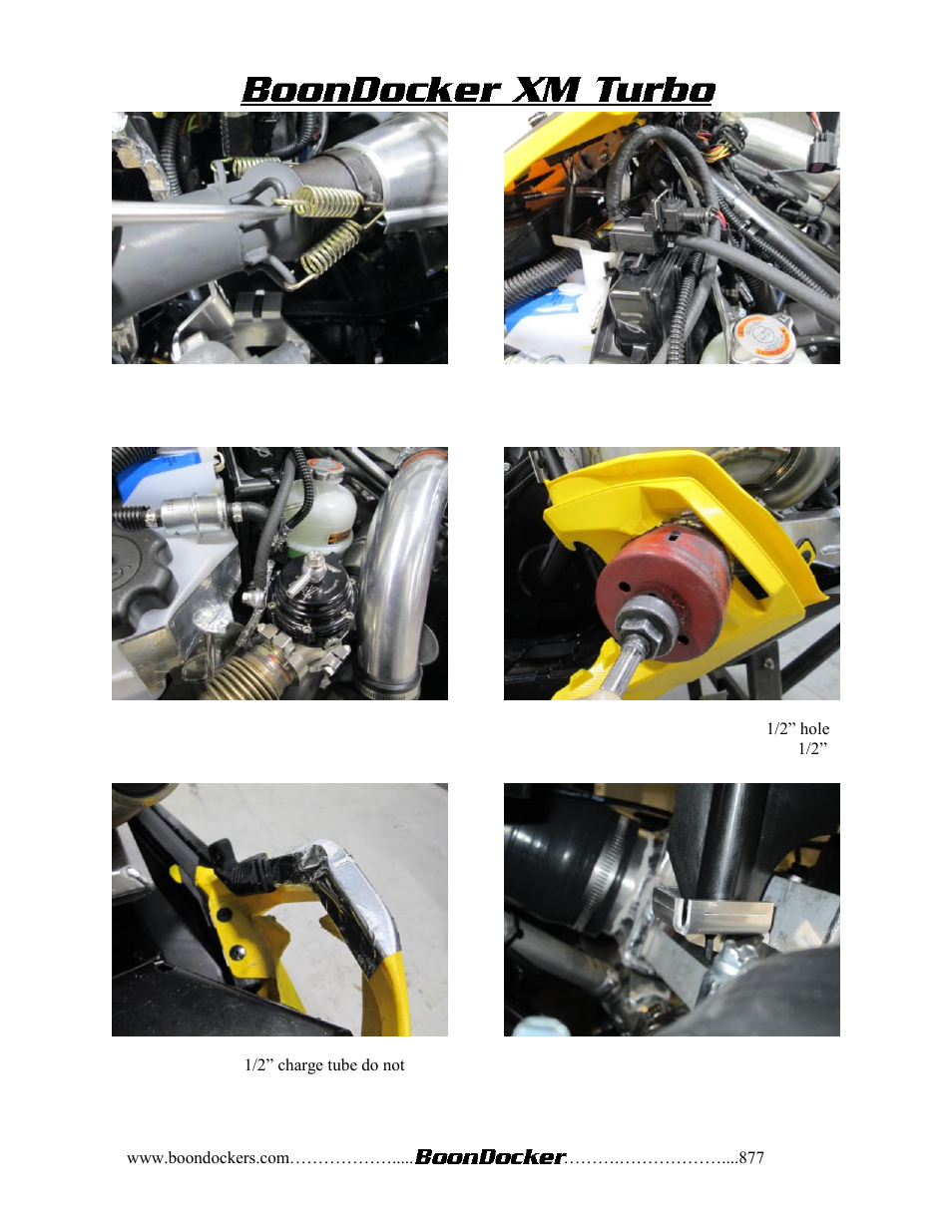 BoonDocker SKI-DOO: 2013-14 XM E-TEC 800 User Manual | Page 8 / 10