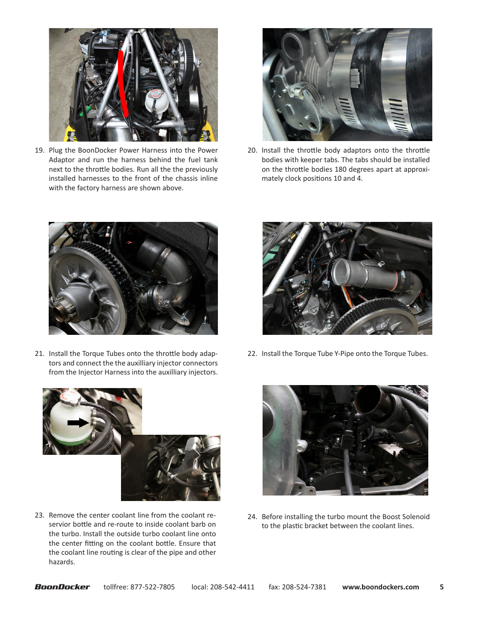 BoonDocker SKI-DOO: 2011-12 XP E-TEC 800 User Manual | Page 5 / 10