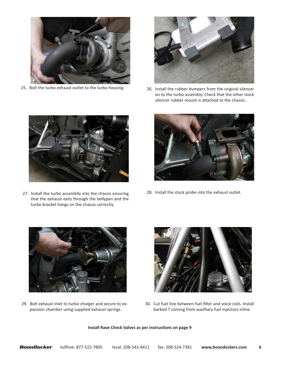 BoonDocker SKI-DOO: 2011-12 XP E-TEC 800 User Manual | Page 6 / 10