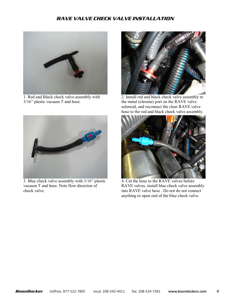 BoonDocker SKI-DOO: 2011-12 XP E-TEC 800 User Manual | Page 9 / 10