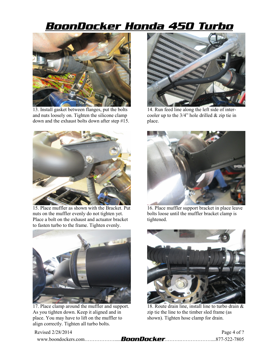 BoonDocker HONDA CRF: 450 User Manual | Page 4 / 5