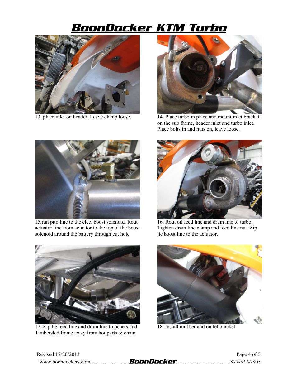 BoonDocker KTM XC-W: 450/500 User Manual | Page 4 / 6