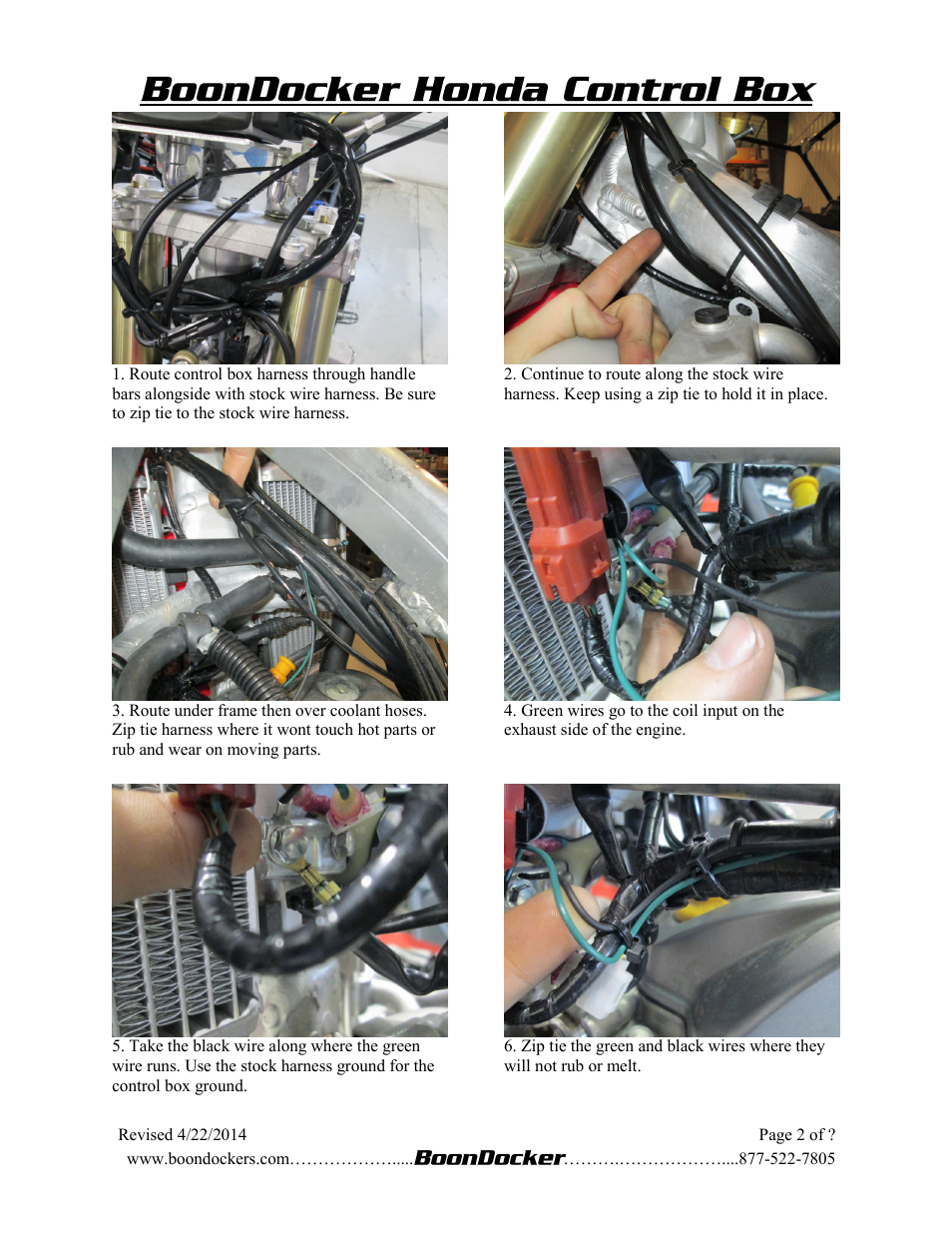BoonDocker HONDA CRF: 450 Box Installation User Manual | Page 2 / 5