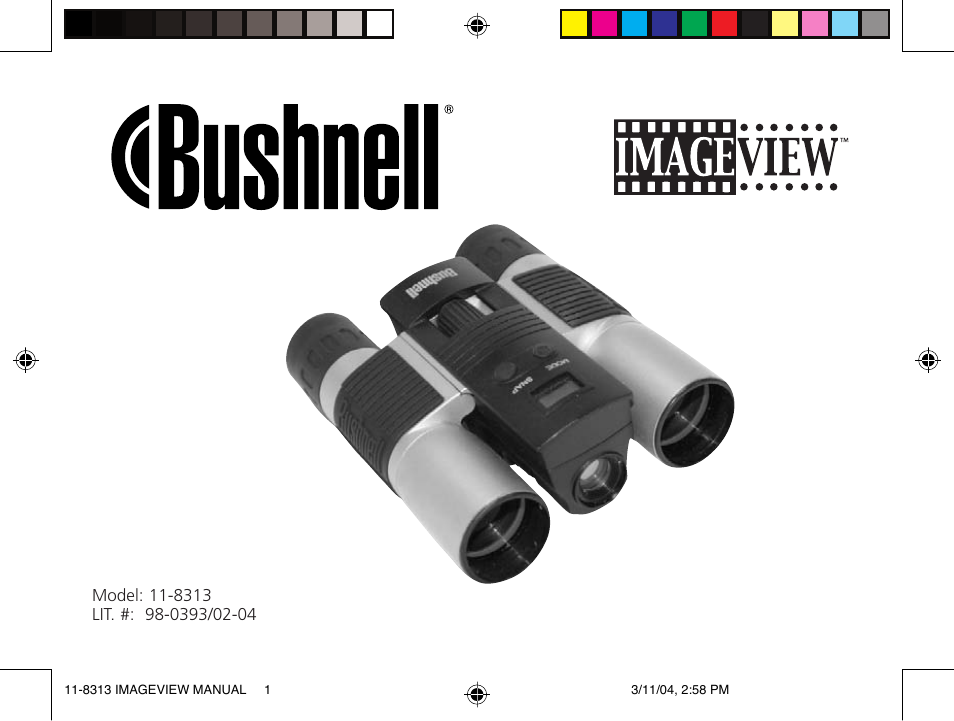Bushnell 11-8313 User Manual | 33 pages