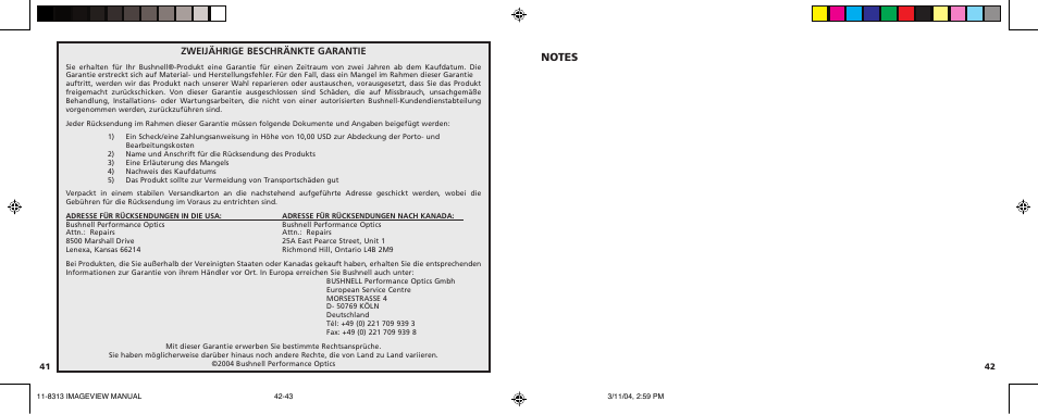 Bushnell 11-8313 User Manual | Page 22 / 33