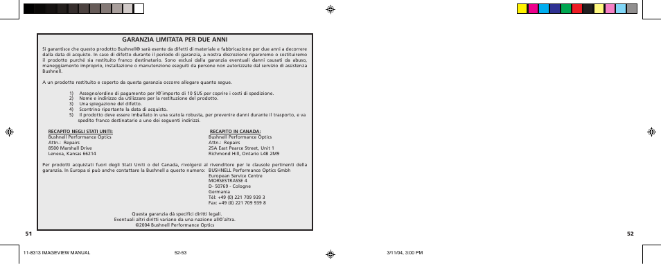 Bushnell 11-8313 User Manual | Page 27 / 33