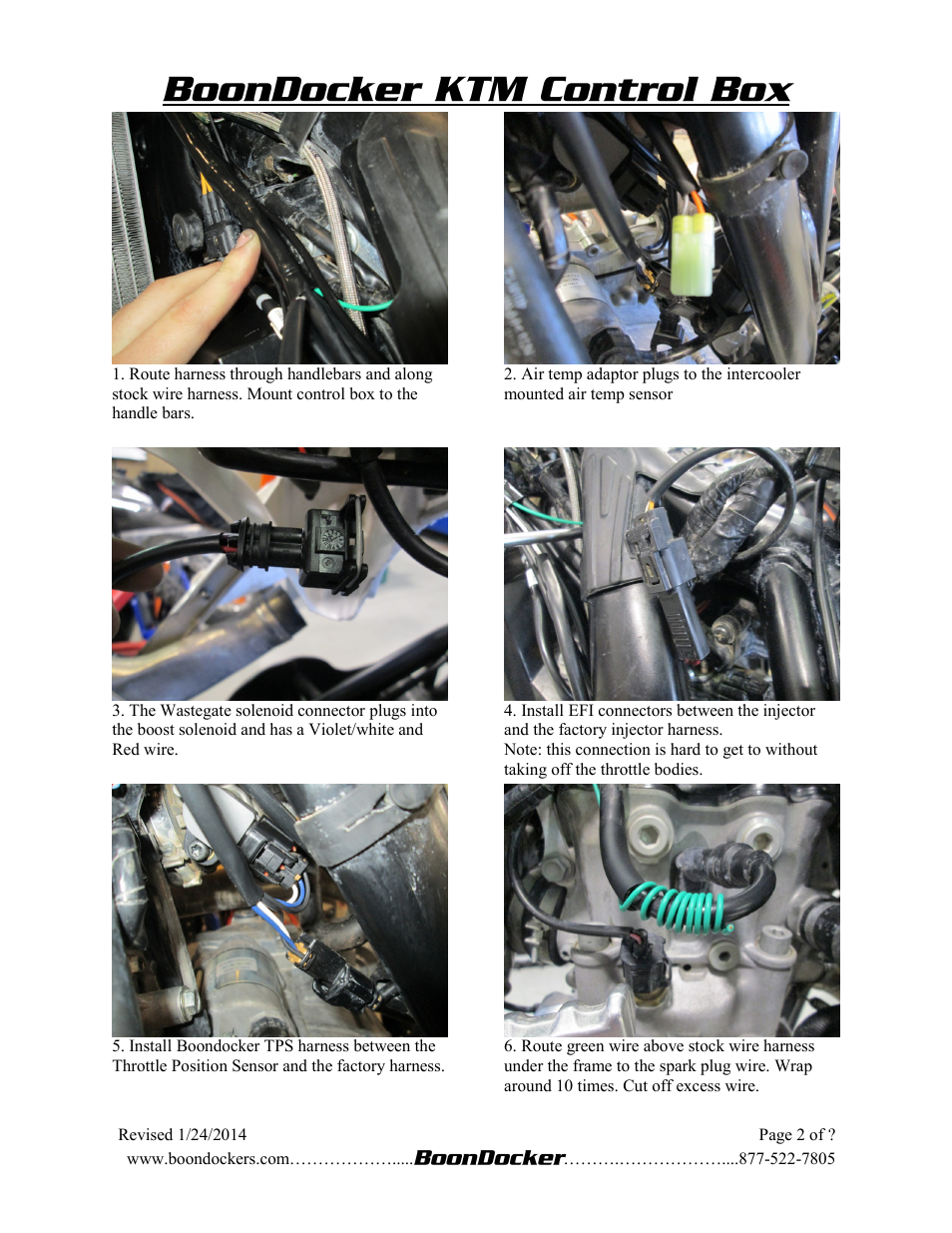 BoonDocker KTM XC-W: 450/500 Box Installation User Manual | Page 2 / 5