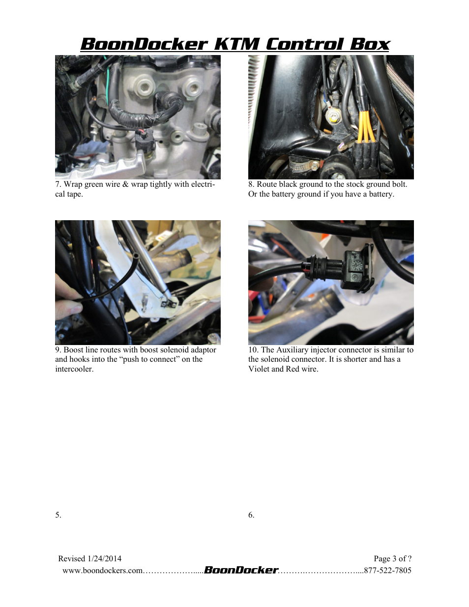 BoonDocker KTM XC-W: 450/500 Box Installation User Manual | Page 3 / 5