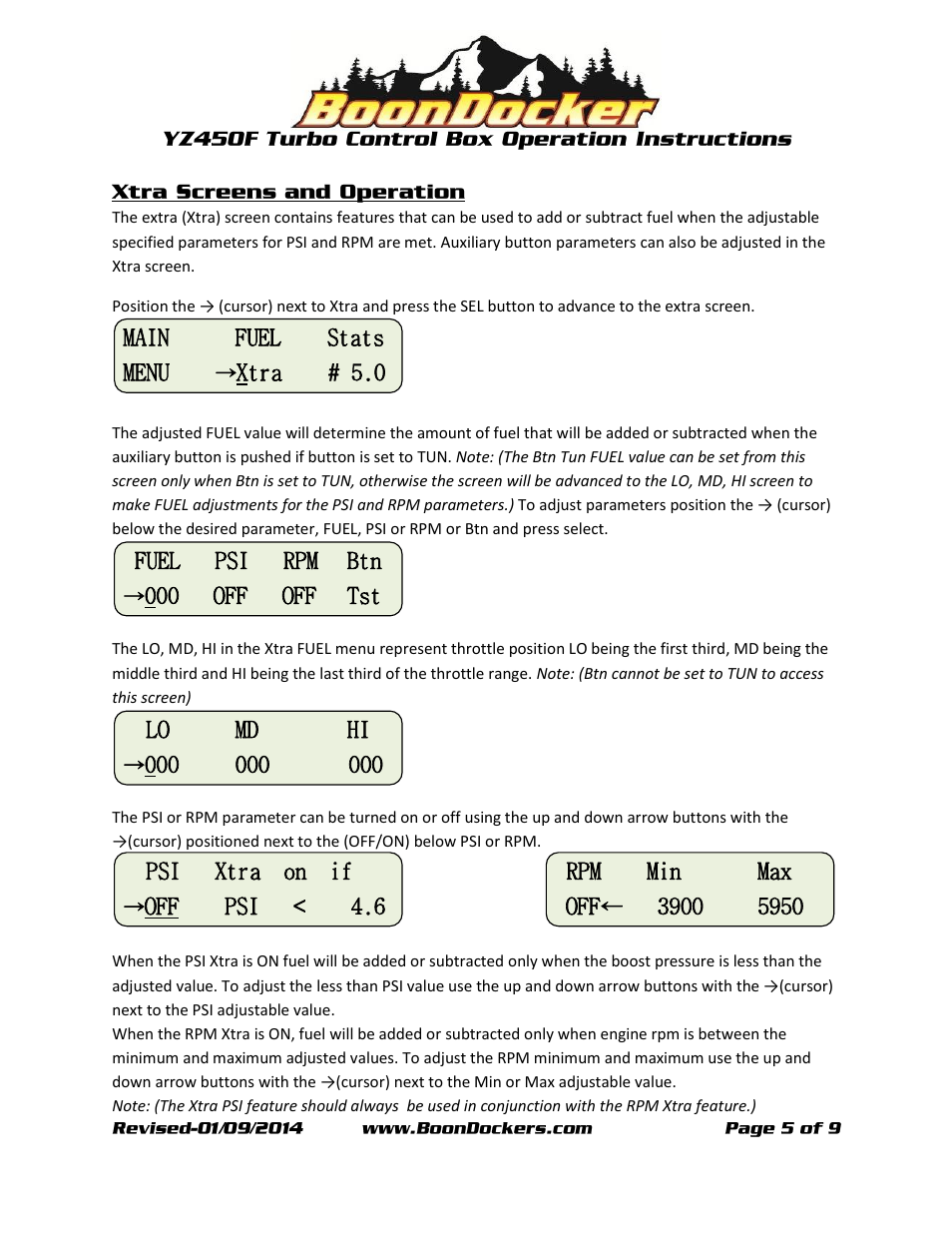 BoonDocker YAMAHA YZ-F: YZ450F Box User Manual | Page 5 / 9