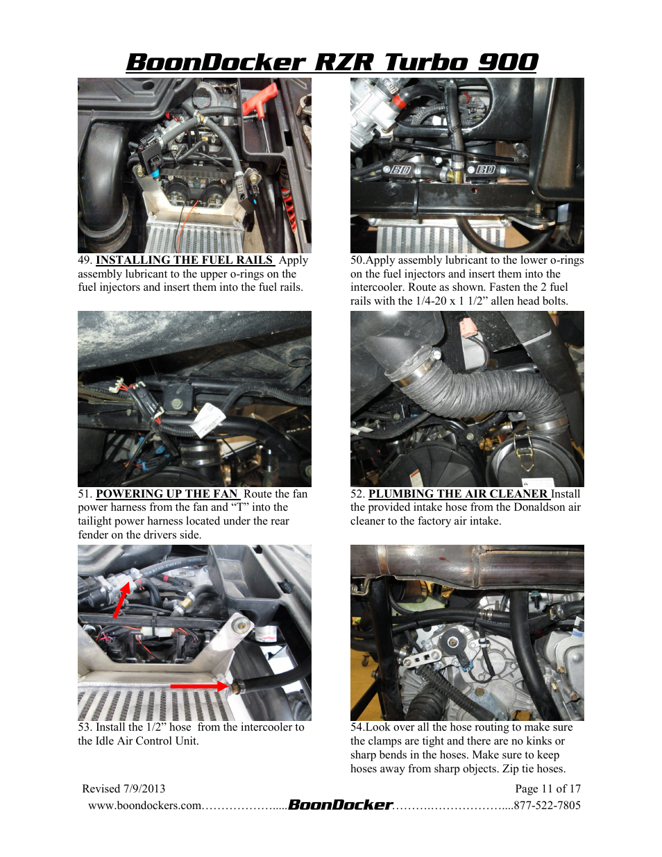 BoonDocker POLARIS RZR XP 900 Turbo System User Manual | Page 11 / 14