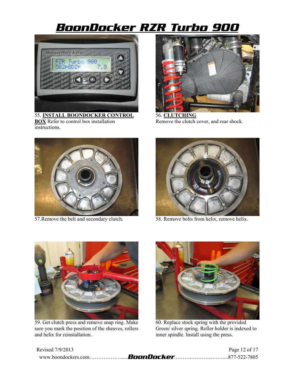 BoonDocker POLARIS RZR XP 900 Turbo System User Manual | Page 12 / 14