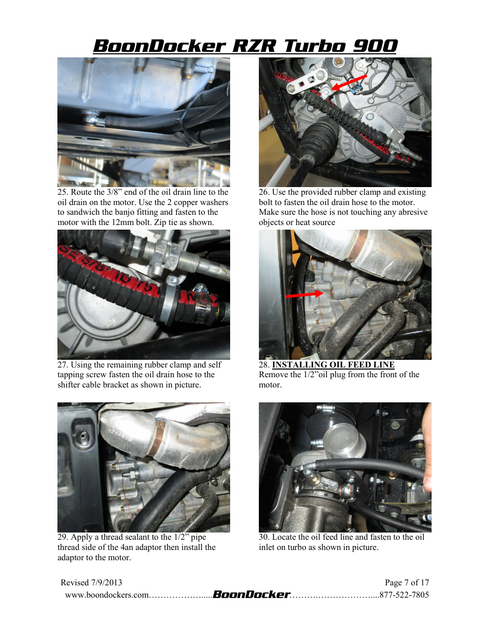 BoonDocker POLARIS RZR XP 900 Turbo System User Manual | Page 7 / 14
