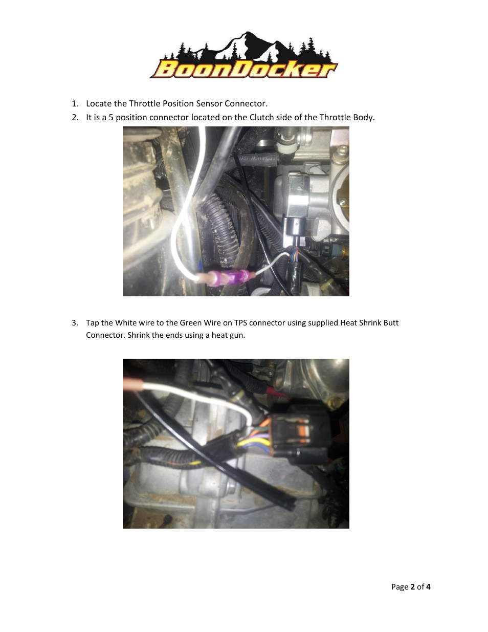 Rzr 900 control box installation | BoonDocker POLARIS RZR XP 900 Control Box Install User Manual | Page 2 / 4