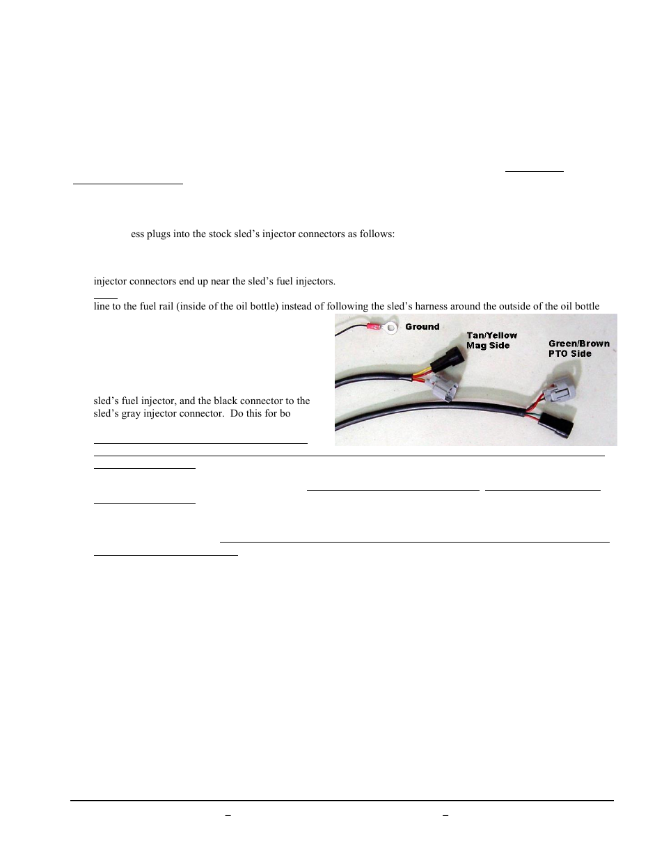 V. efi wiring harness | BoonDocker ARCTIC CAT: 800/1000 Turbo User Manual | Page 4 / 18