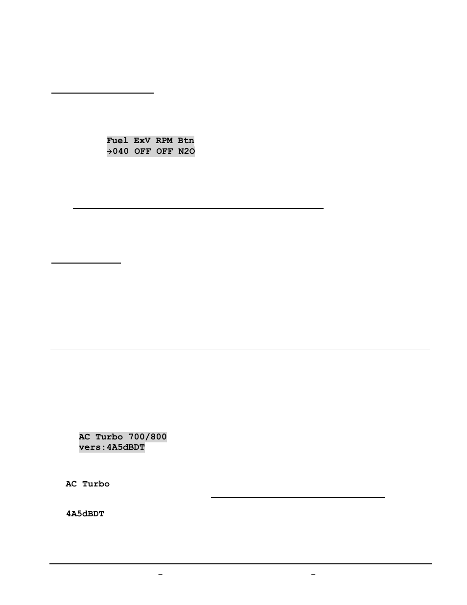 Vii. control box menus | BoonDocker ARCTIC CAT: 800/1000 Turbo User Manual | Page 7 / 18