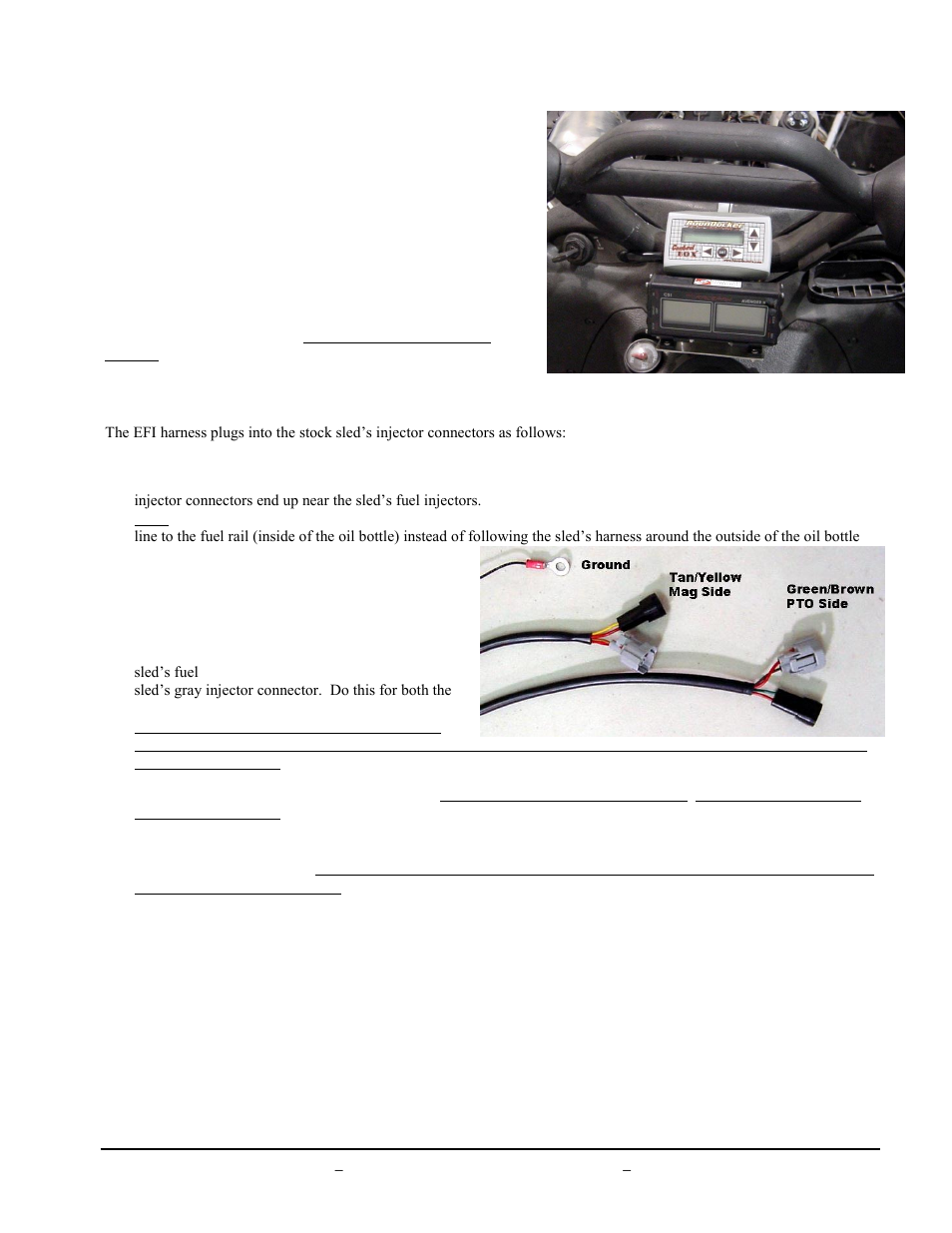 Iv. box mounting locations, V. efi wiring harness | BoonDocker ARCTIC CAT: 700/800 Turbo User Manual | Page 4 / 15